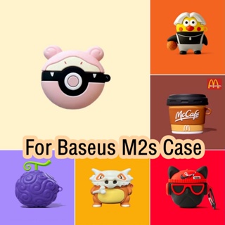 【พร้อมส่ง】เคสหูฟัง แบบนิ่ม ลายการ์ตูน สําหรับ Baseus M2s Baseus M2s