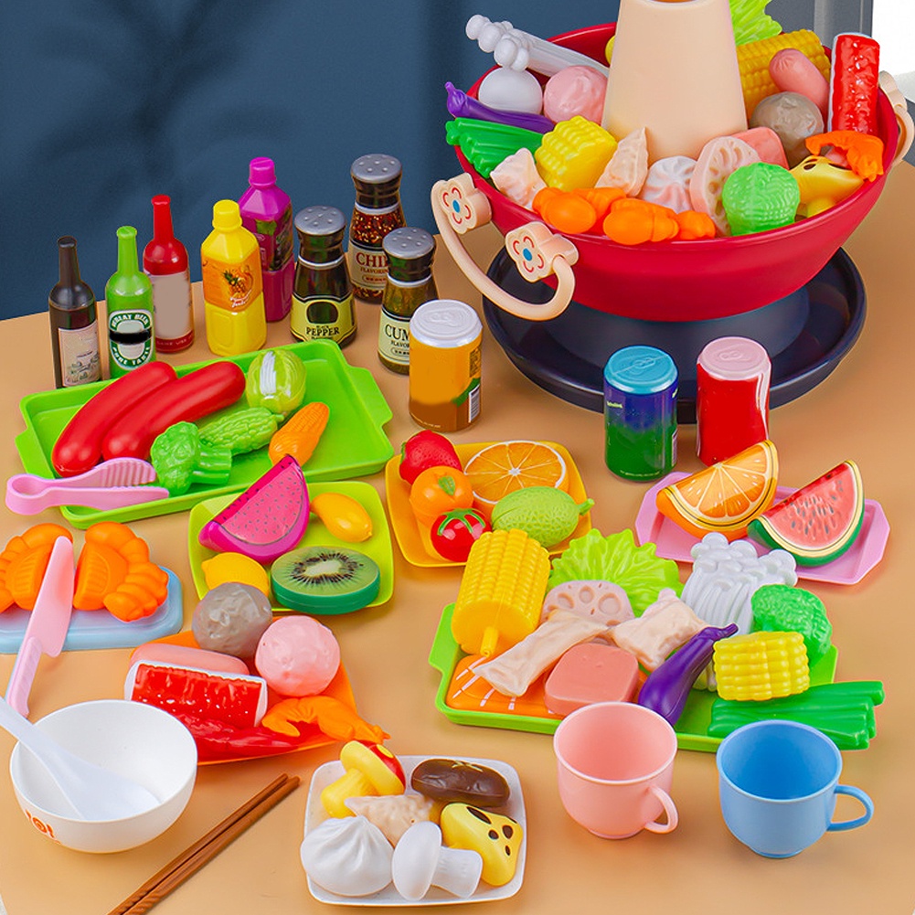 kids-cooking-toys-ของเล่นทำอาหาร-ชุดของเล่นหม้อไฟ-ของเล่นอาหาร-อาหารจำลอง-ของขวัญสำหรับเด็ก-ของเล่นเด็ก