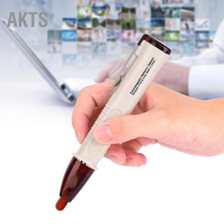  AKTS ชนิดปากกา เครื่องตรวจจับการแผ่รังสีสนามแม่เหล็กไฟฟ้าแบบไม่สัมผัส มิเตอร์ทดสอบ EMF ขนาดเล็ก