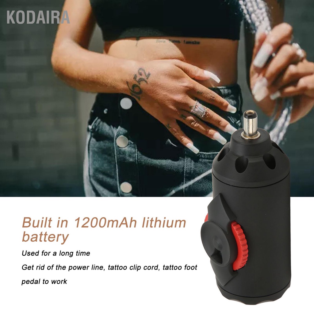 kodaira-wireless-tattoo-power-supply-1000mah-alloy-mini-machine-battery-สำหรับปากกาสักเครื่อง