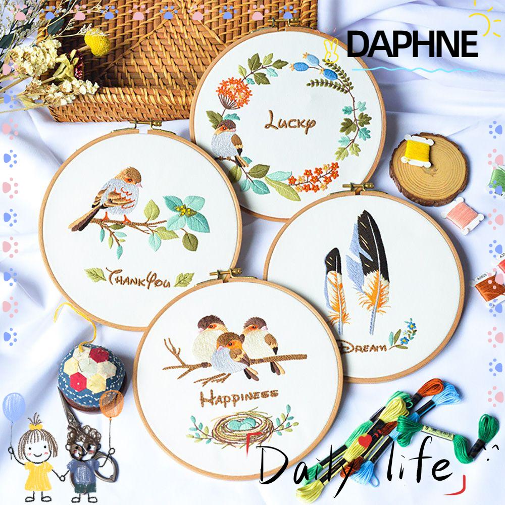 daphne-ชุดปักครอสสติตช์-ปักครอสสติตช์-รูปริบบิ้นน่ารัก-สําหรับตกแต่งบ้าน-diy