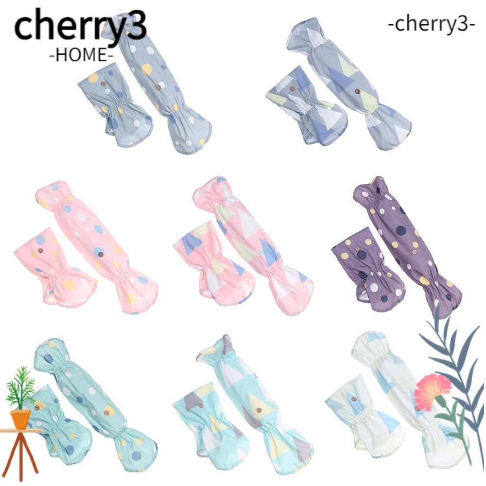 cherry3-ปลอกแขนยาว-กันน้ํามัน-กันเปรอะเปื้อน-สําหรับทําอาหาร