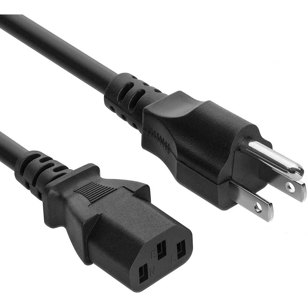 AC สายไฟ POWER CABLE Male Female ขนาด 3x1mm สายใหญ่ 1.85 เมตร Shopee