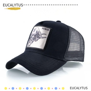Eutus หมวกเบสบอล ผ้าฝ้าย ระบายอากาศ สไตล์ฮิปฮอป 8 สี