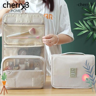 Cherry3 กระเป๋าเครื่องสําอาง แบบพกพา จุของได้เยอะ แบบแขวน