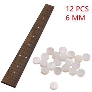 New Arrival~12PCS White Mother Of Pearl Inlay Dots/Guitar Fretboard Accessory Tone Point 6MM