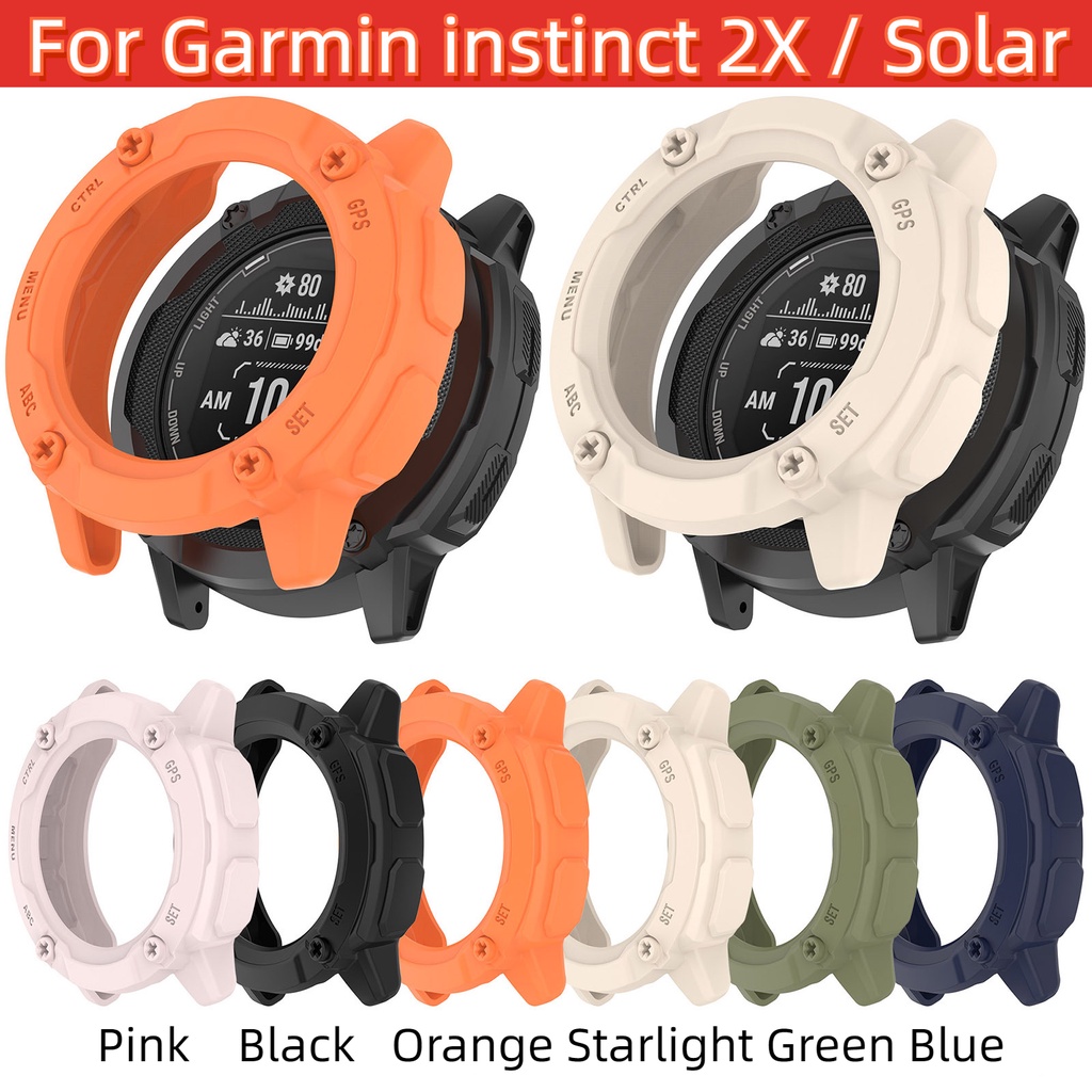 เคสซิลิโคนเหลว สําหรับ Garmin instinct 2X Solar Tactical hollow out ...