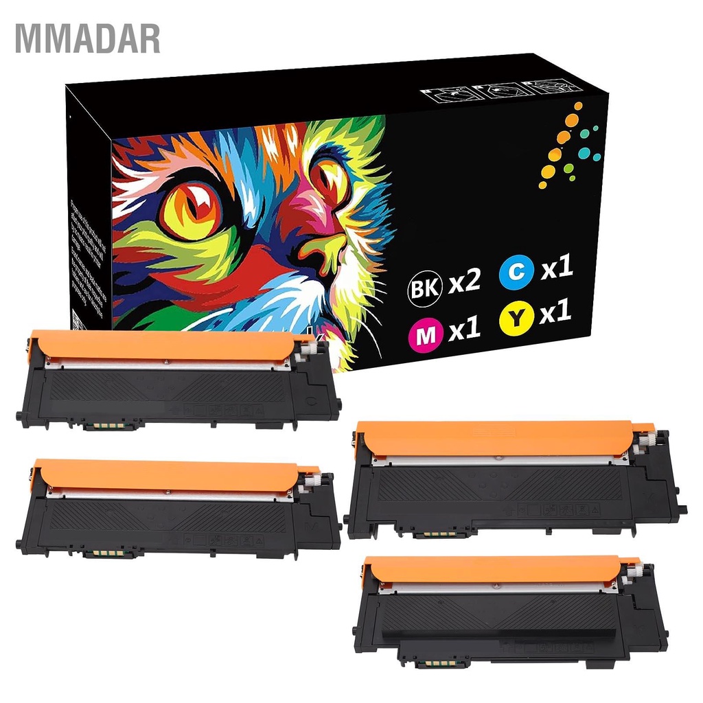 mmadar-4pcs-ตลับหมึก-clt-k409s-c409s-y409s-m409s-เปลี่ยนตลับหมึกสำหรับ-samsung-clp-310-315-310n