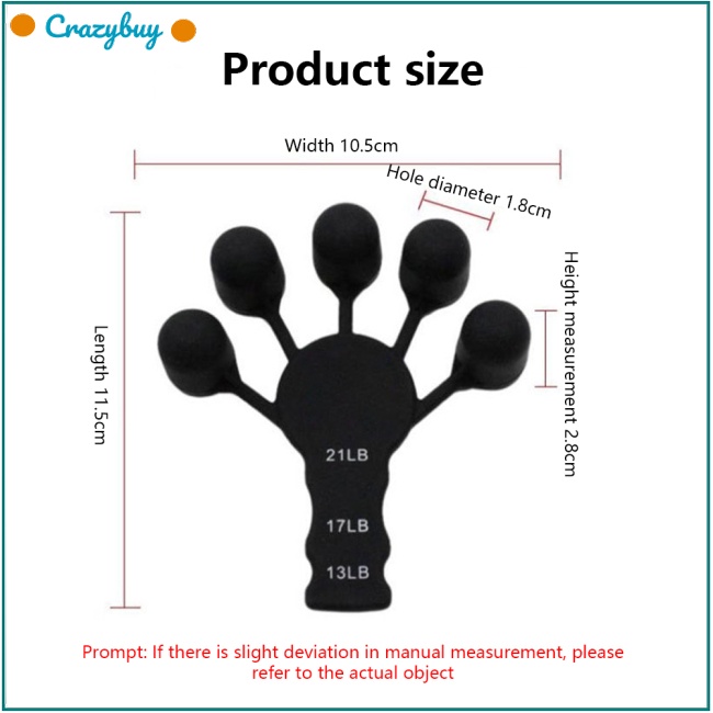cr-อุปกรณ์ซิลิโคน-5-นิ้ว-1-คู่-สําหรับฝึกความแข็งแรงมือ