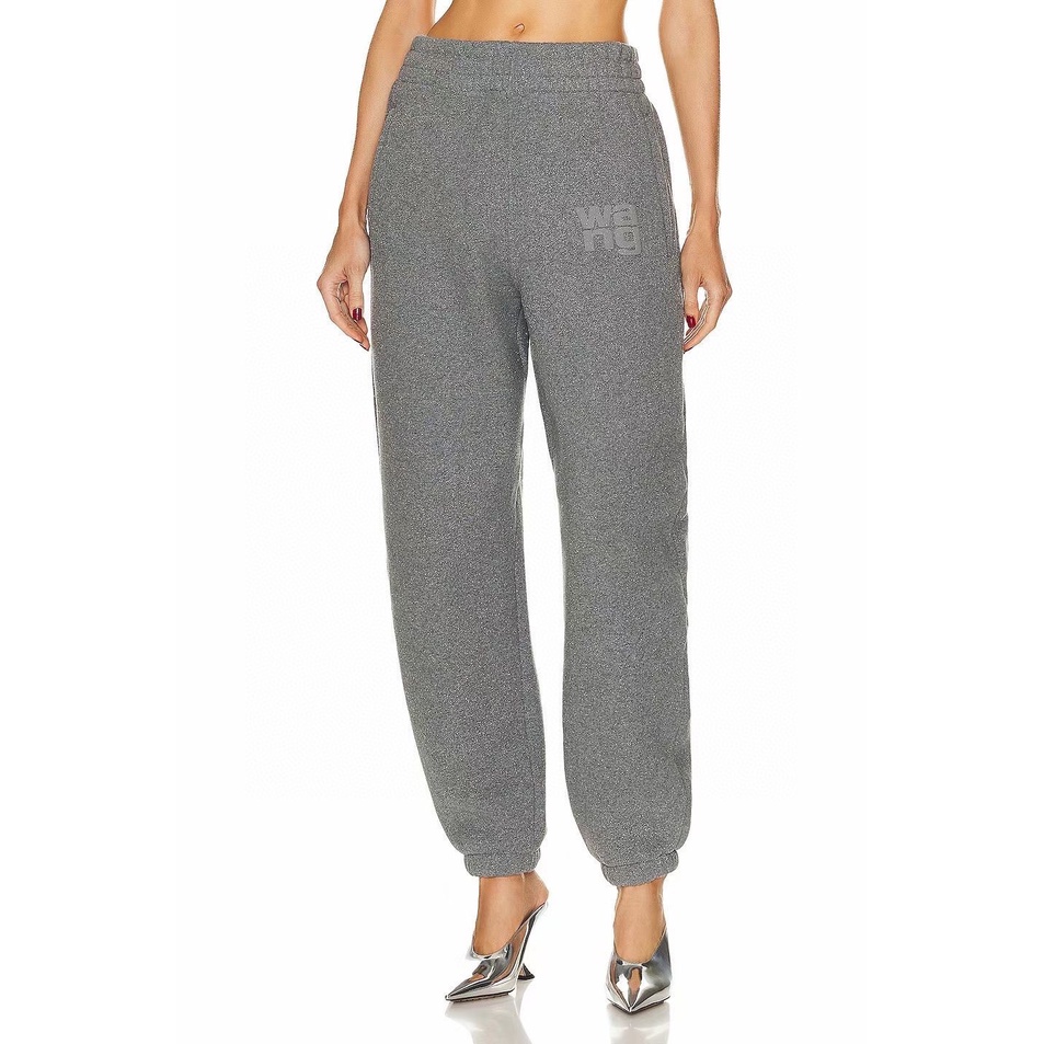 qvk-alexa-r-w-g-aw-2023-autumn-and-winter-new-fine-glitter-plus-velvet-sweatpants-casual-fashion-all-match-high-waist-elastic-waist-casual-pants-womens-personality