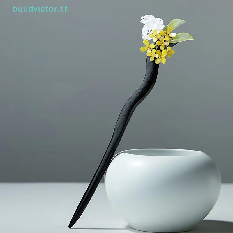 buildvictor-กิ๊บติดผม-รูปกระต่าย-สไตล์จีนโบราณ-ฮั่นฝู-สีดํา-เครื่องประดับผม-th