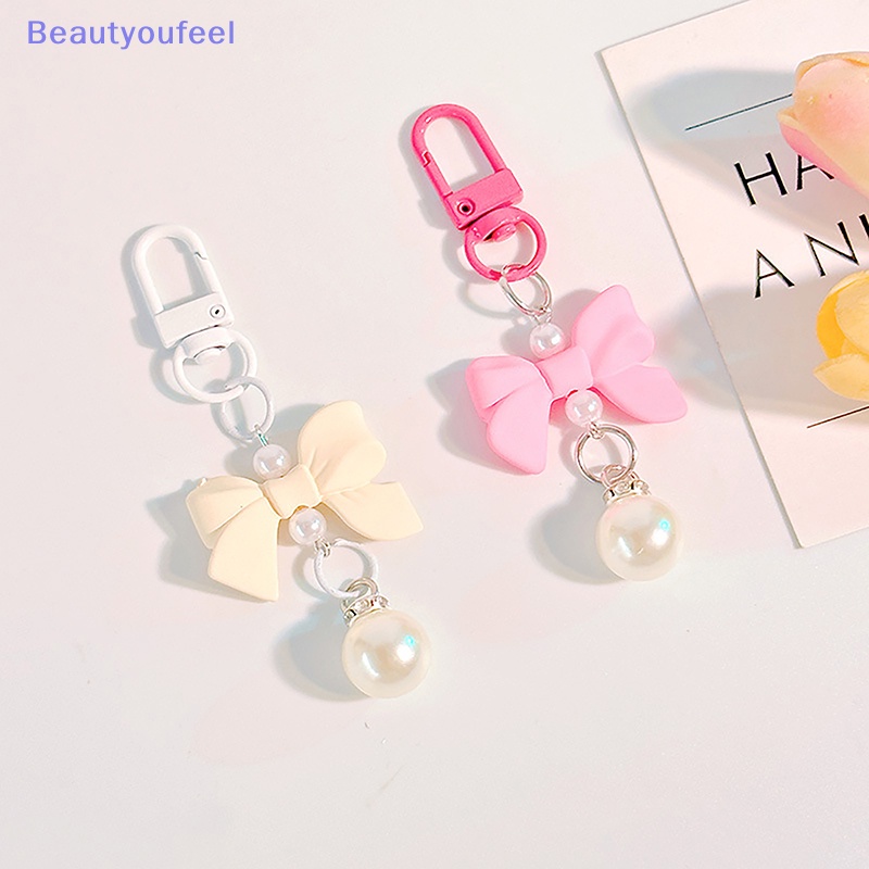 beautyoufeel-พวงกุญแจ-จี้โบว์-สีแคนดี้-แฟชั่น-y2k-สําหรับห้อยกระเป๋าถือ