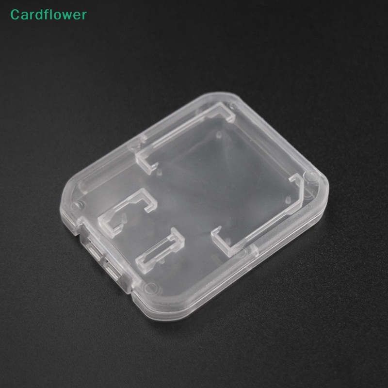 lt-cardflower-gt-กล่องเคสพลาสติกใส-สําหรับใส่เมมโมรี่การ์ด-micro-sd-tf-10-ชิ้น