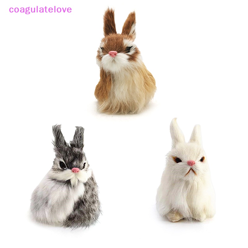 coagulatelove-ตุ๊กตากระต่ายจําลองน่ารัก-ขนฟู-ของขวัญวันเกิด-วันคริสต์มาส-สําหรับตกแต่งบ้าน-งานแต่งงาน-ขายดี