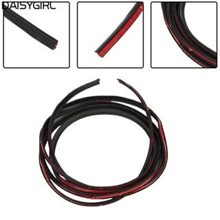 【DAISYG】2M Car Front Rear Bumper Lip Edge Sealing Strip Trim Slanted T-Type Seal Rubber