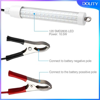 [dolity] หลอดไฟใต้น้ํา ใต้น้ํา 12V 120 LED 1000LM สีเขียว กันน้ํา สําหรับตกปลากลางคืน