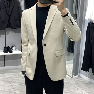 Spot high quality] small suit mens casual suit 2023 spring and autumn new Korean version slim suit jacket youth trend jacket boys wear