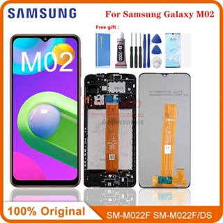 หน้าจอสัมผัสดิจิทัล LCD 6.5 นิ้ว สําหรับ Samsung Galaxy M02 M022 2021 SM-M022F SM-M022G SM-M022F/DS