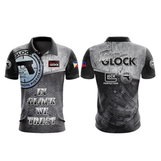 เสื้อโปโล ลาย Glock ขนาด XS-3XL 100 ซม.-160 ซม. 2023