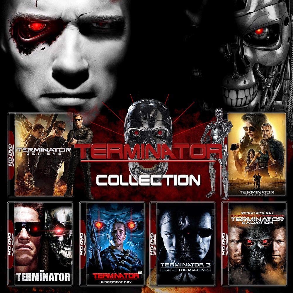 The Terminator ฅนเหล็ก ภาค 1-6 DVD หนัง มาสเตอร์ พากย์ไทย | Shopee Thailand