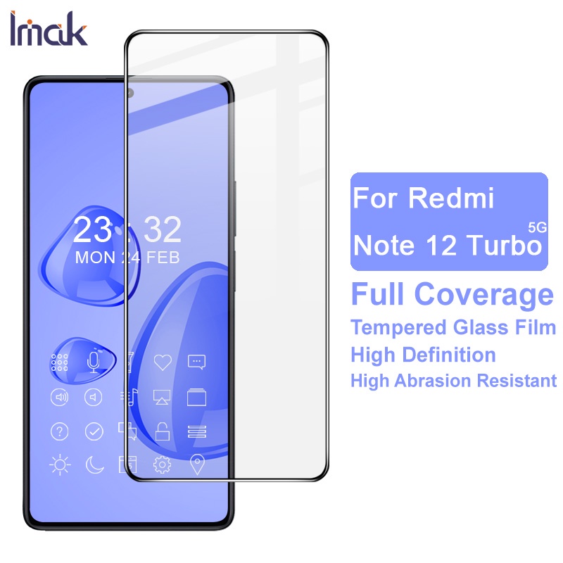 ฟิล์มกระจกนิรภัยกันรอยหน้าจอ-แบบเต็มจอ-สําหรับ-imak-redmi-note-12-turbo-5g