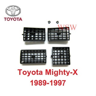 ช่องปรับแอร์ ช่องแอร์ Toyota Hilux Mighty-X 1988-1997 โตโยต้า ไมตี้เอ็กซ์ ราคาต่อชุด Ln85 Ln90 R008/9/10 1ชุดตามรูป BTS