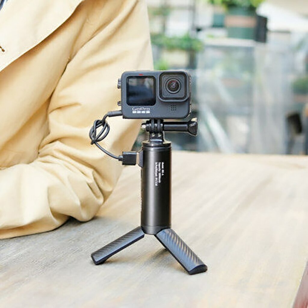 ulanzi-bg-4-battery-power-hand-grip-5000mah-free-tripod-mount-พาวเวอร์แบงค์พร้อมขาตั้งอลูมิเนียม-ไม้จับยึดกล้อง