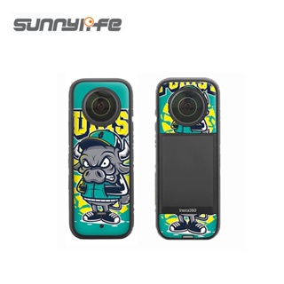 Insta360 X3 Sunnylife No.2 PVC Stickers Protective Skin Film Scratch-proof Accessories สติกเกอร์ฟิล์ม PVC ก...