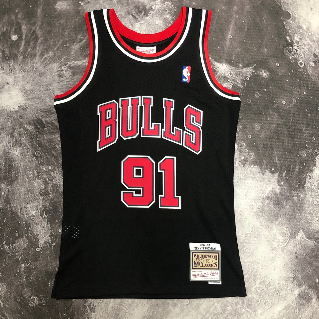 เสื้อกีฬาบาสเก็ตบอล-nba-mn-season-98-hot-pressed-สไตล์วินเทจ-no-23-สีดํา-91-เสื้อกั๊ก-แบบกด-สําหรับผู้ชาย