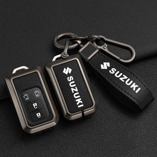 (6D) เคสกุญแจรีโมทรถยนต์ หนังสังกะสีอัลลอย สําหรับ Suzuki xl7 2022 Ertiga GLX Swift xl7