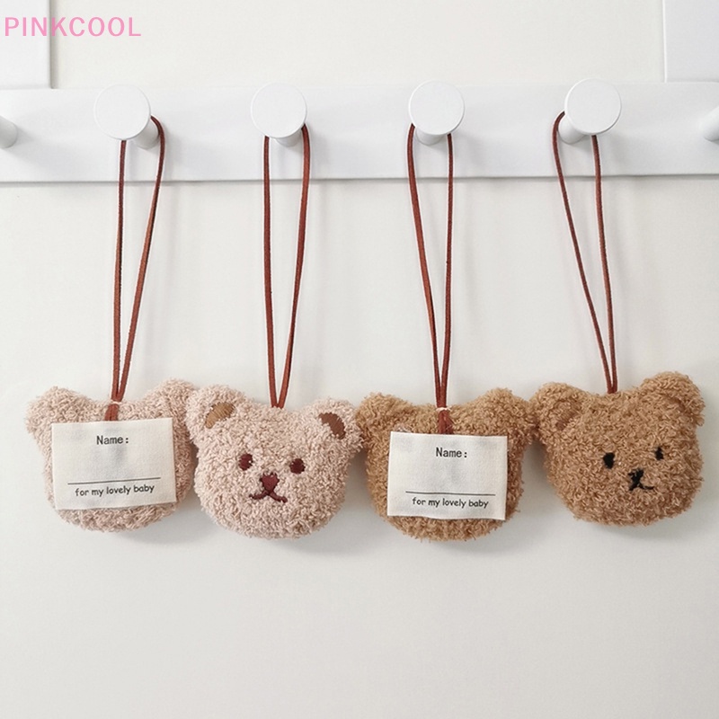 pinkcool-1-ชิ้น-ตุ๊กตาหมี-หัวพวงกุญแจ-ปอมปอม-รถ-ผู้หญิง-กระเป๋า-จี้-พวงกุญแจ-เครื่องประดับ-ขายดี