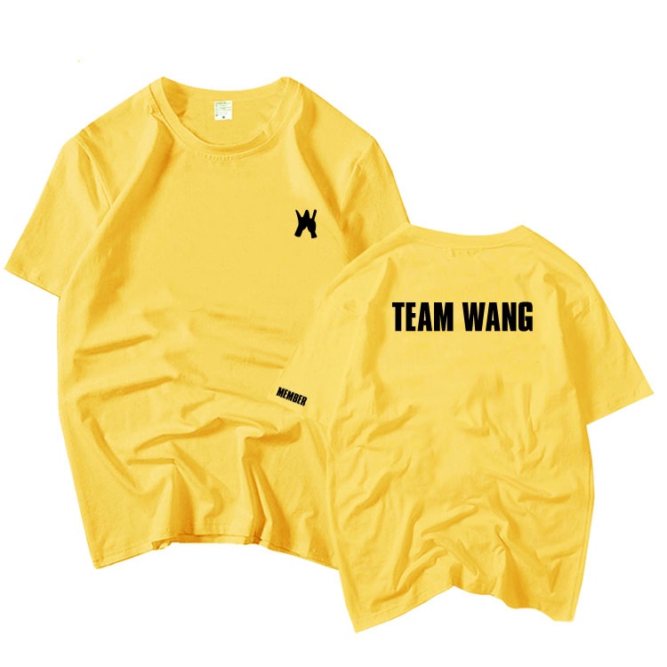 แจ็คสัน-team-wang-เสื้อยืดผู้หญิง-เสื้อเชิ้ตแขนสั้นผู้ชาย-jackson-แฟชั่น-คอกลม-เสื้อยืด-oversize-ผ้าคอตตอน