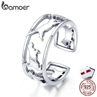 BAMOER 925 Silver Fashion Rings Comet SCR473