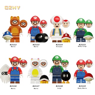 ฟิกเกอร์ Mario Luigi Bros Kinopio Game ของเล่นพลาสติก สําหรับเด็ก KDL815