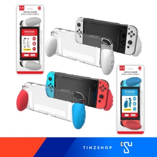 สินค้า [สินค้าส่งจากไทย] IINE L650/L651 Grip Case For Nintendo Switch OLED เคส TPU ใส + TPU Joycon มือจับเสริม สีขาว/นีออน