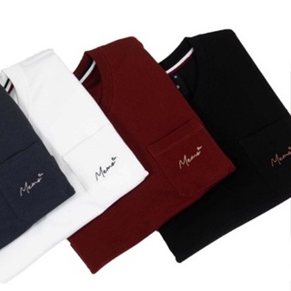 เสื้อยืด Memo Supersoft Premium งานปัก รุ่น Pocket Brand Plain สินค้าลิขสิทธิ์แท้  (จำนวน Limited)S-5XL