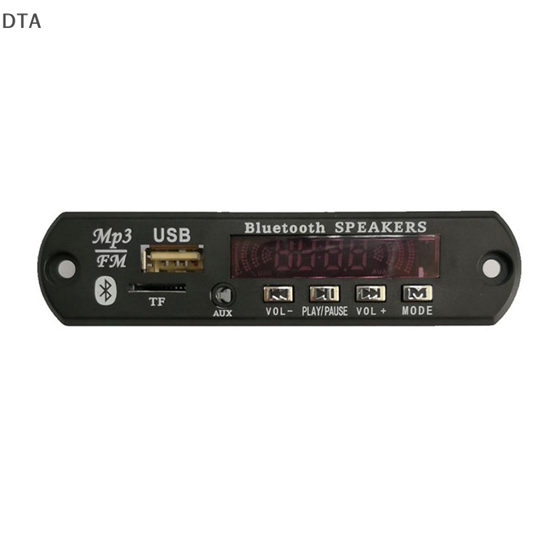 dta-บอร์ดถอดรหัส-เครื่องเล่น-mp3-บลูทูธ-5-0-9v-12v-mp3-wma-usb-tf-วิทยุ-fm-หน้าจอสี-พร้อมรีโมตคอนโทรล-สําหรับรถยนต์