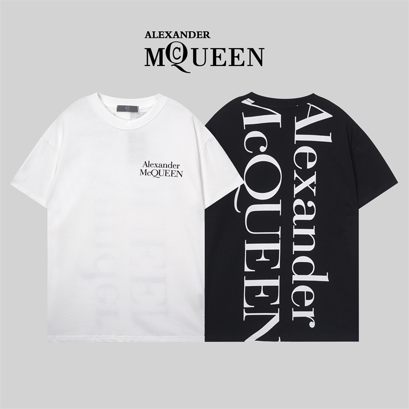 alex-ander-amp-mc-queen-เสื้อยืดแขนสั้น-เทรนด์ใหม่ล่าสุด-แฟชั่นระดับไฮเอนด์ugdtut