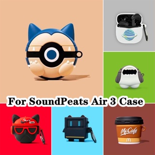 【จัดส่งด่วน】เคสหูฟัง แบบนิ่ม ลายการ์ตูน สําหรับ SoundPeats Air 3 SoundPeats Air 3