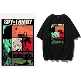 Spy x Family Anime Arnia อนิเมะเสื้อยืดลายพิมพ์ผ้าฝ้ายแท้ เสื้อผ้า