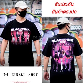  เสื้อยืด เสื้อยืดBLACK PINK (Ready For Love) แบล็คพิงค์ ไซส์M-3XLsize: S-5XL