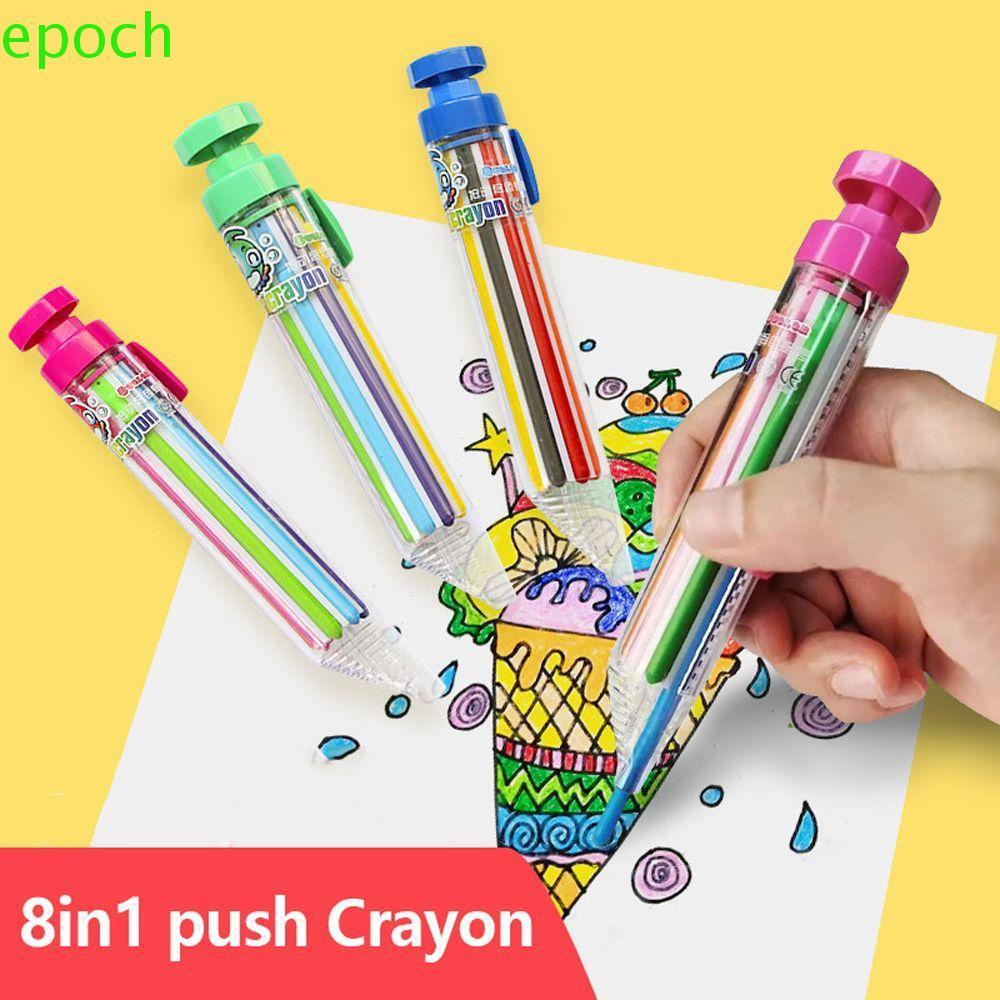 epoch-ดินสอสี-8in1-หลากสี-สําหรับนักเรียน-สํานักงาน-โรงเรียน-วาดภาพ-ของขวัญ