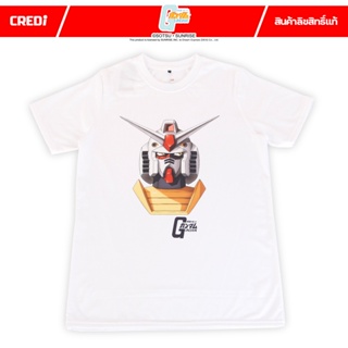 พิมพ์ลาย กันดั้ม เสื้อยืดลายการ์ตูนลิขสิทธิ์ Gundam T-shirt No.003