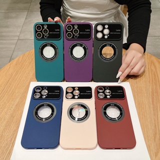 soft Silicone Magnetic i phone case compatible for iPhone 14 13 12 11 Pro max 14Pro 14plus 13Pro 12Pro 11Pro เคสไอโฟน14promax เคสiPhone12 Pro max เคสไอโฟน11 กันกระแทก iPhone13 case