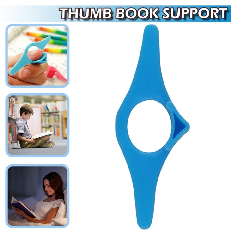 Thumb Book Page Holder Bookmark Plastic Marker for Classrom Reading