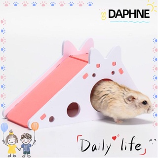 Daphne อุปกรณ์เสริมสําหรับสัตว์เลี้ยงของเล่นไม้หนูแฮมสเตอร์