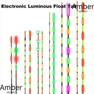 Amber ทุ่นลอยน้ําอิเล็กทรอนิกส์ อุปกรณ์เสริม สําหรับตกปลากลางวัน และกลางคืน