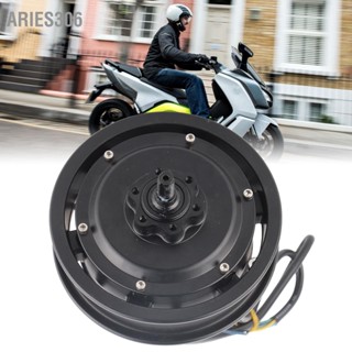 Aries306 10in Brushless ดิสก์เบรกดุมล้อมอเตอร์ 1200W 1250RPM IP54 กันน้ำสำหรับจักรยานไฟฟ้าสกู๊ตเตอร์รถจักรยานยนต์