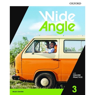 Bundanjai (หนังสือเรียนภาษาอังกฤษ Oxford) Wide Angle American 3 : Student Book with Online Practice (P)