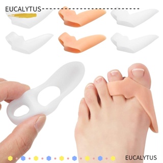 ✿EUTUS✿ 1Pair Silicone Toes Separator Hallux Valgus Corrector Thumb Valgus Protector Big Toe Straightener Foot Care Tools Bunion Bone Ectropion Adjuster Relief Foot Pain Bunion Adjuster Toes Outer Appliance Feet Pads Foot Fingers Toe Separator/Multicolor